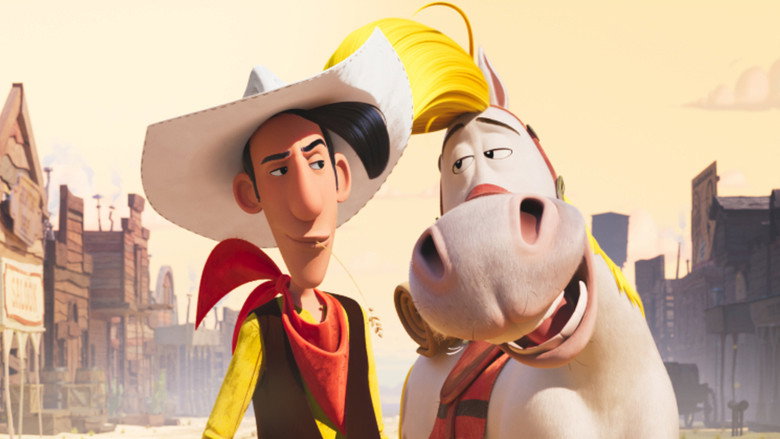 Fons de Lucky Luke dans Bienvenue à Fanga Town