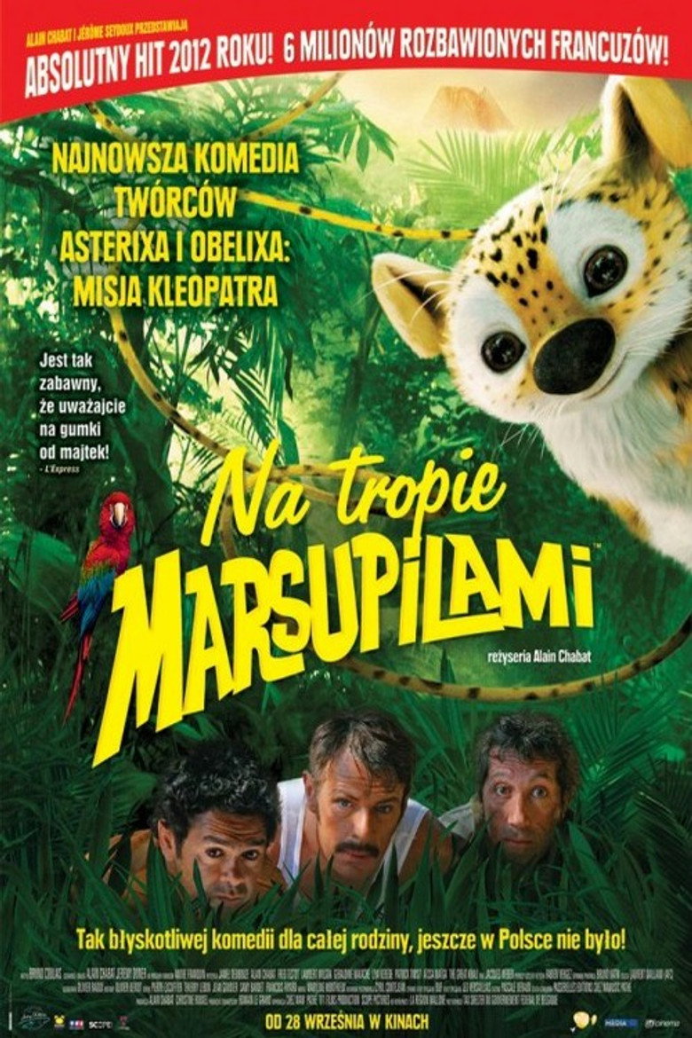 Plakat filmu Na tropie Marsupilami