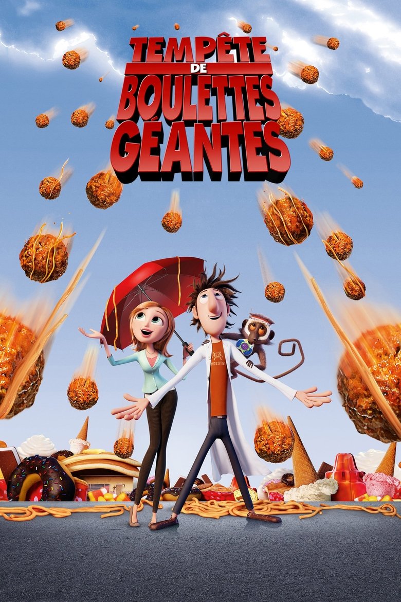 Poster du film Tempête de boulettes géantes