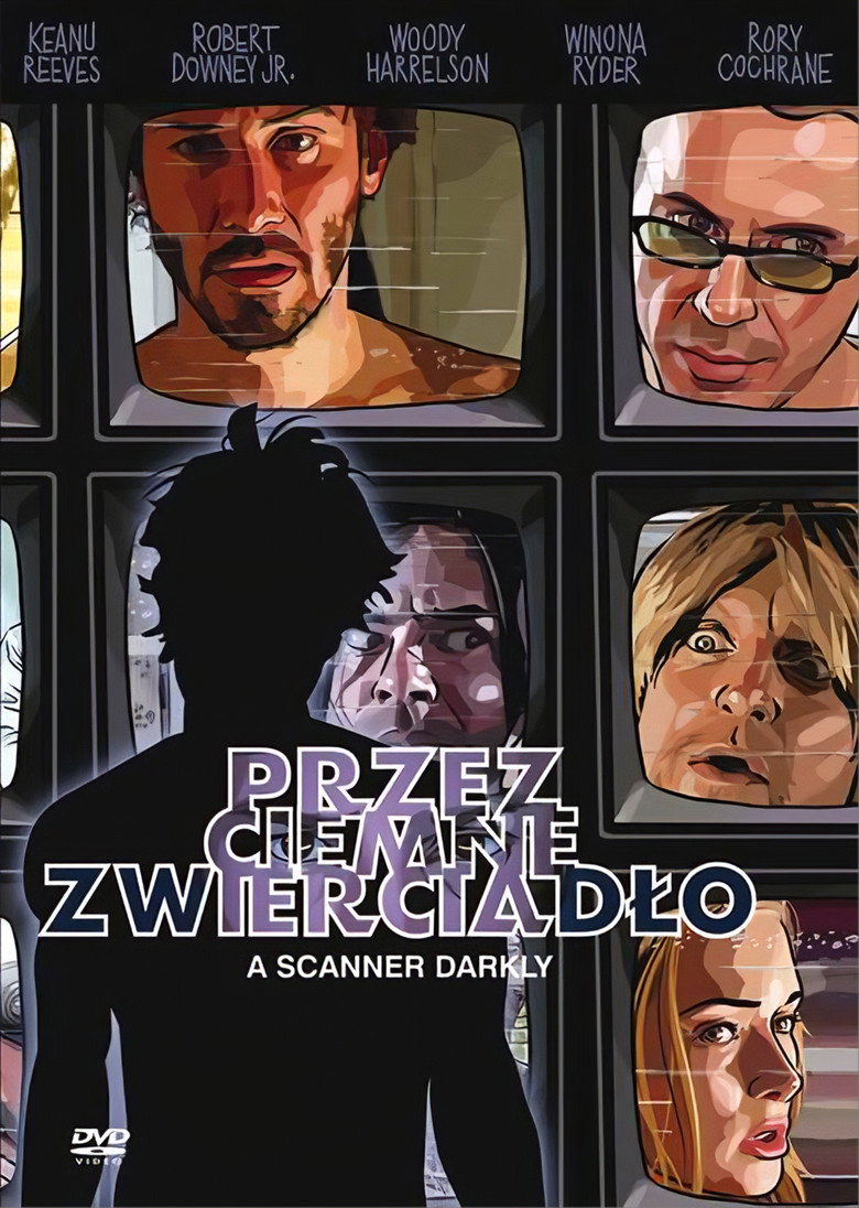 Plakat filmu Przez ciemne zwierciadło