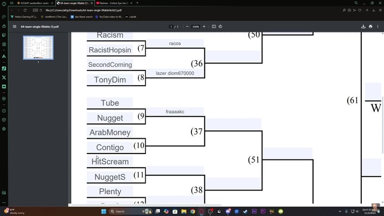 THE WORST SONGS OF ALL TIME BRACKET main backdrop
