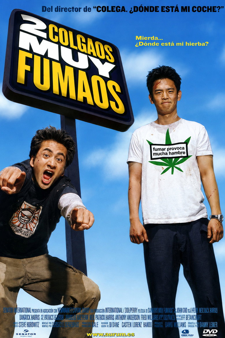 Dos colgaos muy fumaos