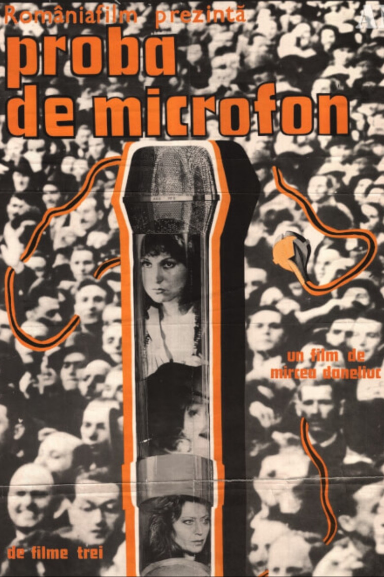 Probă de microfon poster