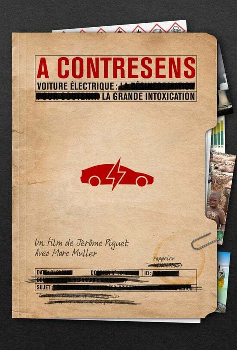A Contresens : La voiture électrique main poster