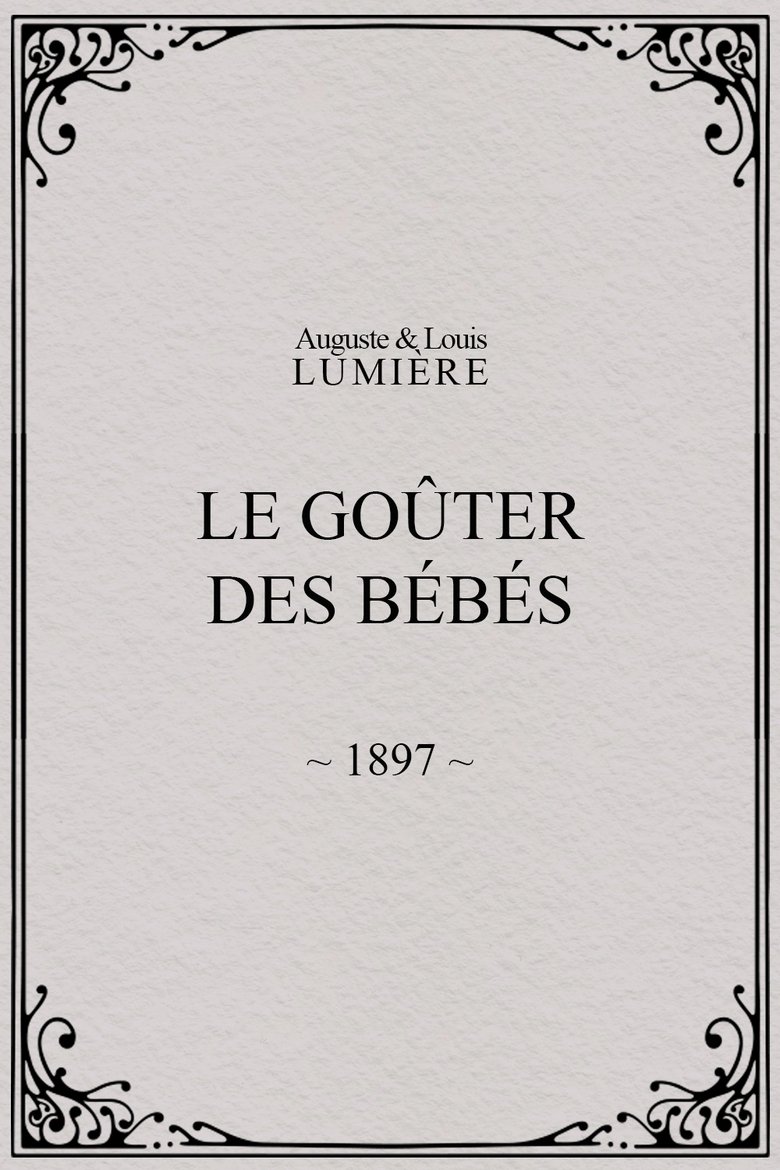 Le goûter des bébés main poster