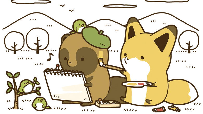 タヌキとキツネ