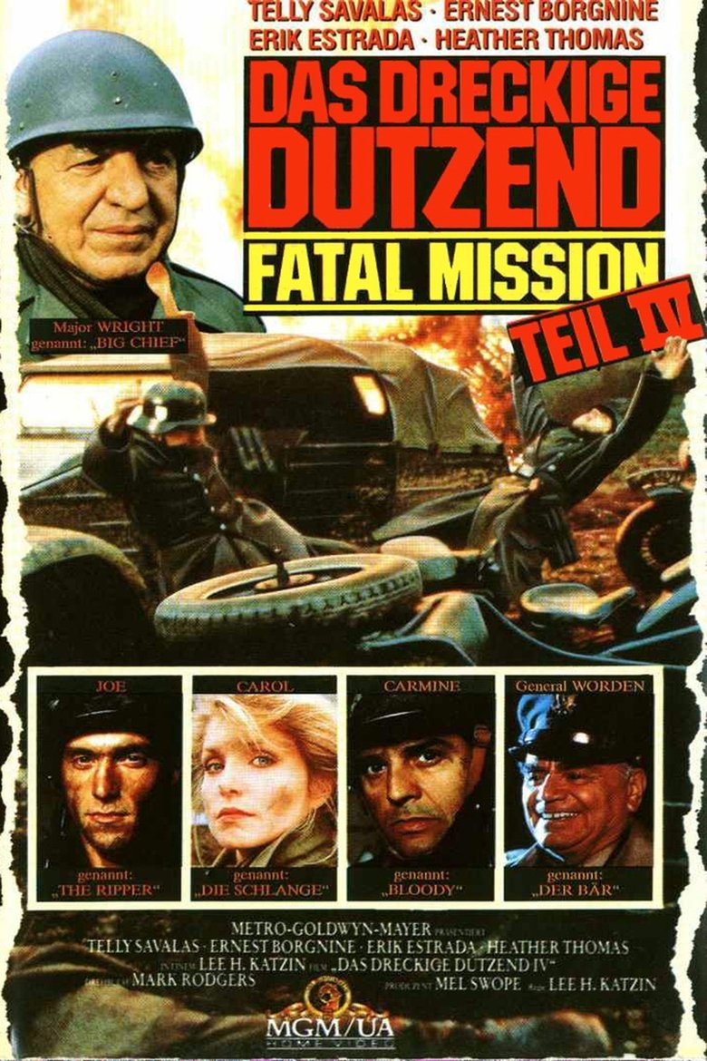 Das dreckige Dutzend IV - The Fatal Mission poster