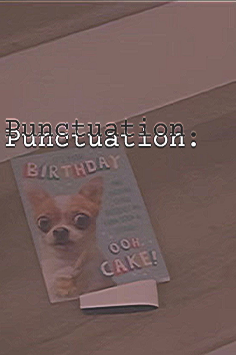 Affiche ou illustration — Punctuation.