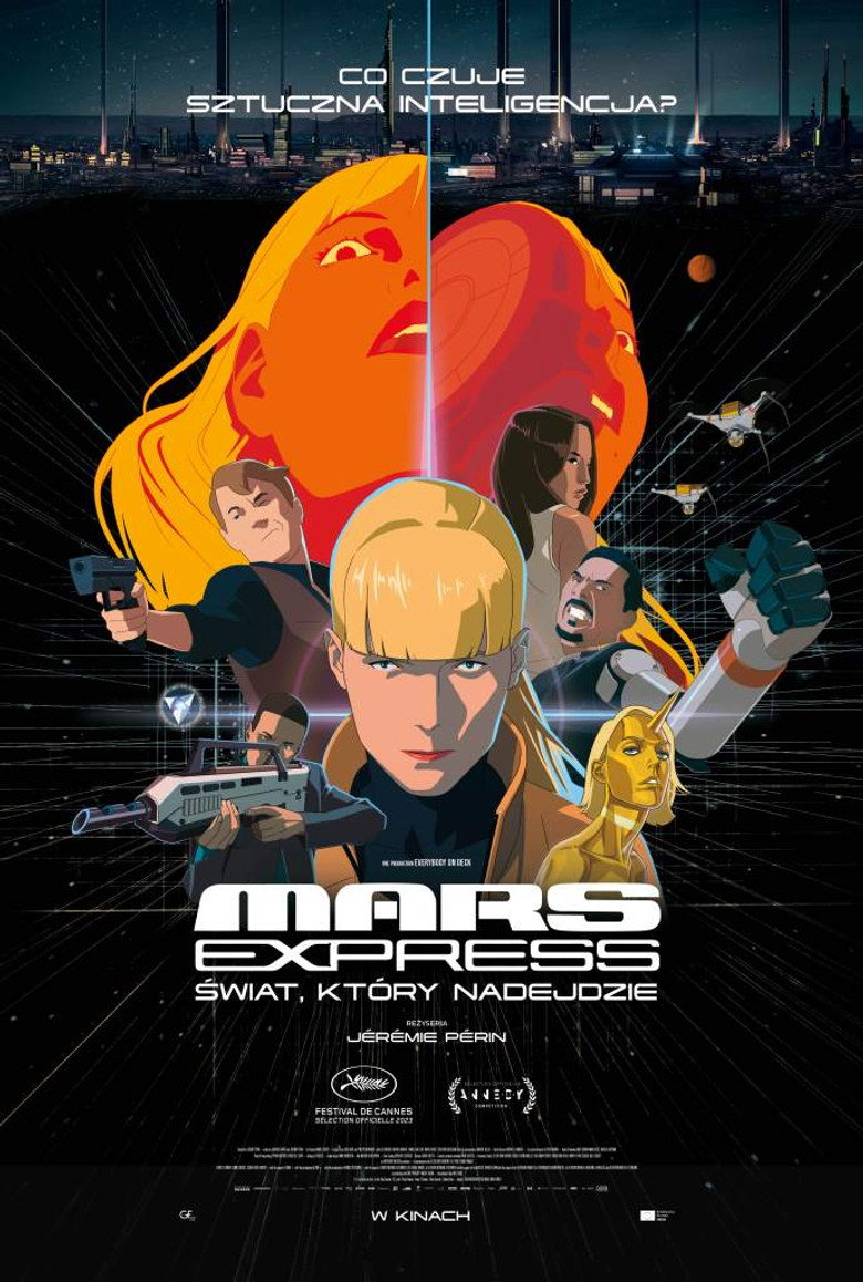 Plakat filmu Mars Express. Świat, który nadejdzie