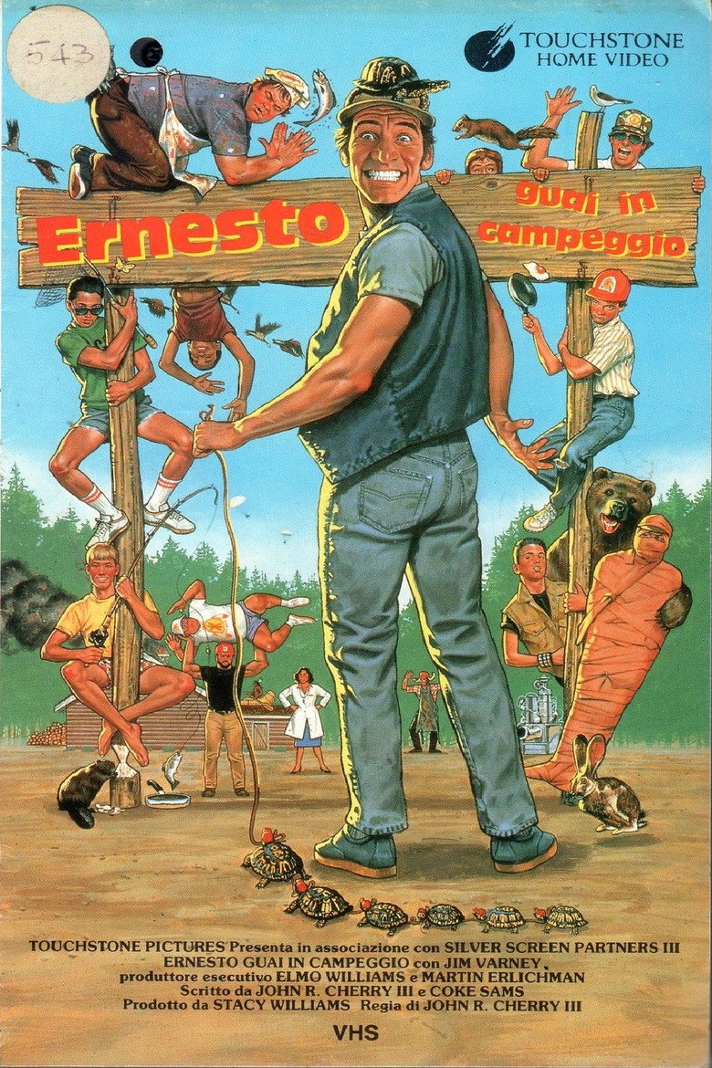 Copertina di Ernesto guai in campeggio