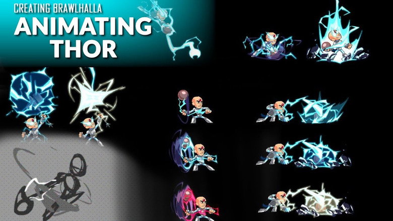 Backdrop from Brawlhalla: Animating Thor