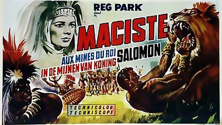 Maciste en las minas del rey salomón movie poster