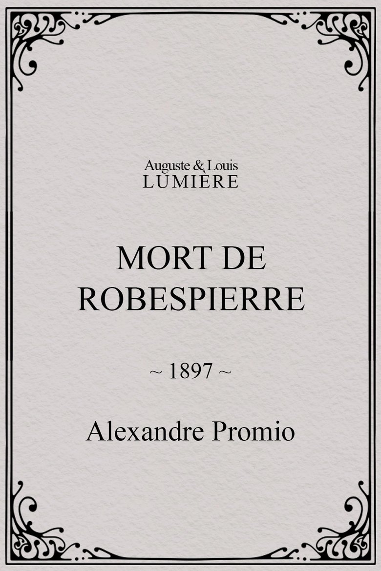Mort de Robespierre (1897)
