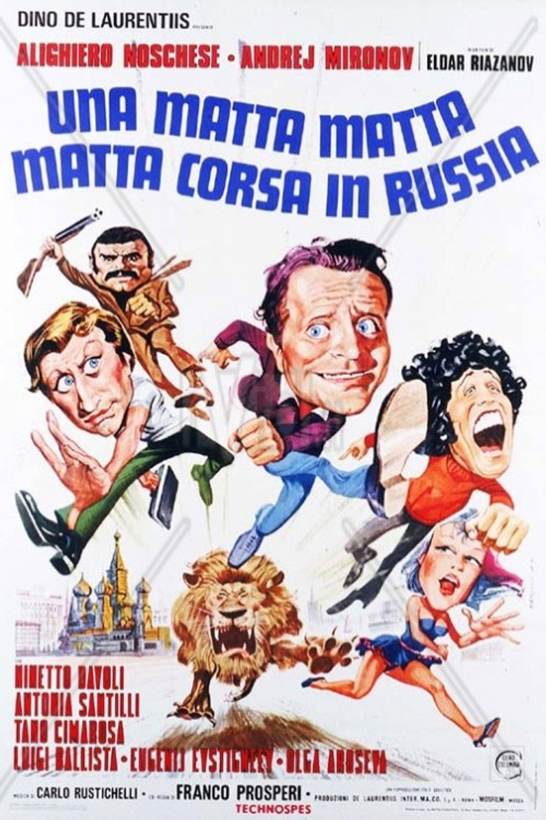 Copertina di Una matta, matta, matta corsa in Russia