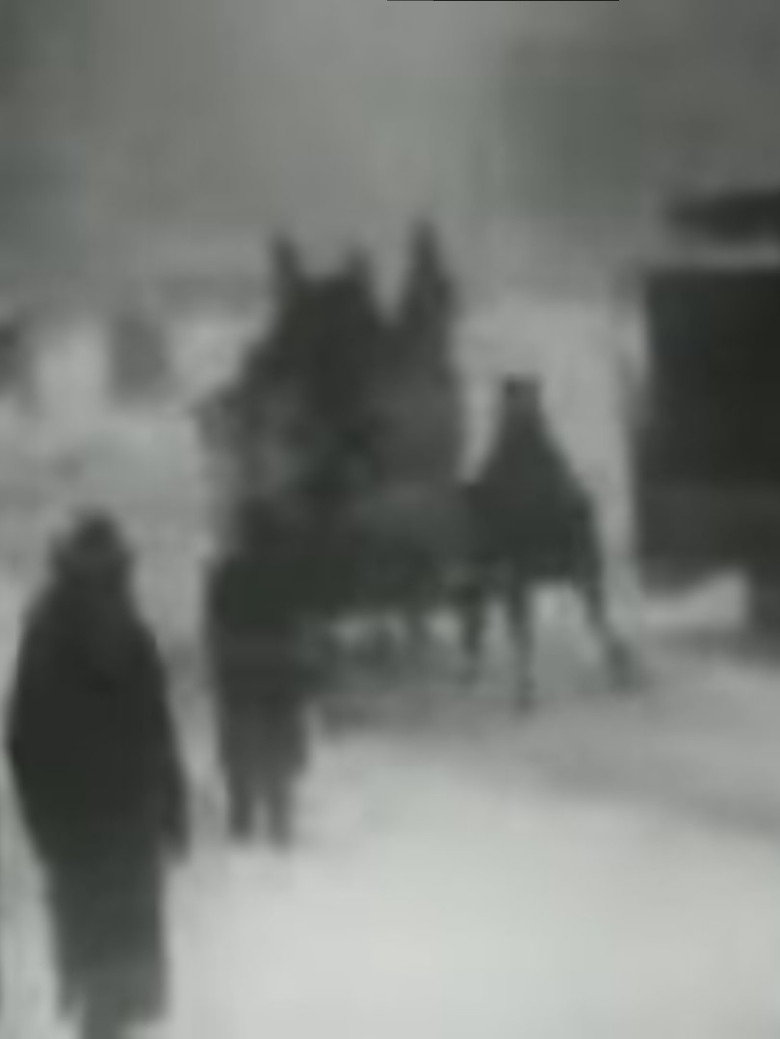 New York City in a Blizzard (1902) poster