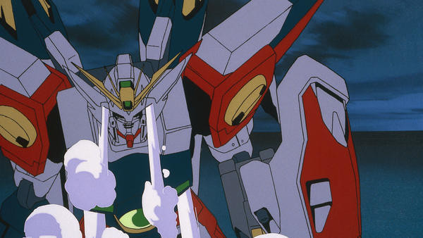 Still image for Mobile Suit Gundam Wing season 1 episode 37: Zero VS Epyon Still image for Mobile Suit Gundam Wing season 1 episode 37: Zero VS Epyon