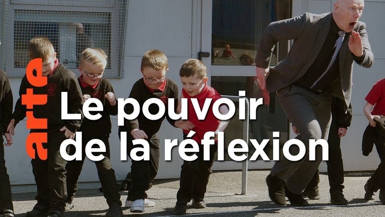 Les petits disciples de Platon - réfléchir sur la réflexion main backdrop