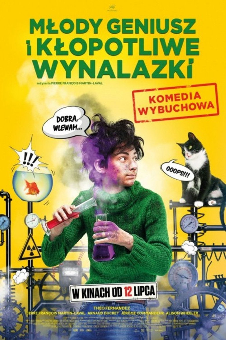 Plakat filmu Młody geniusz i kłopotliwe wynalazki