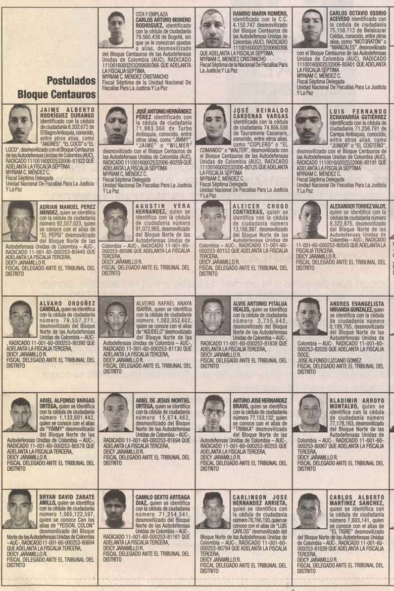 Face It (24 Members of the Paramilitary Demobilized per Second) background