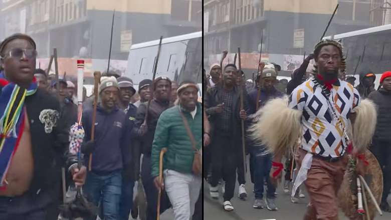 Marching Zulu Warriors - Tradition Used to Fuel Xenophobia