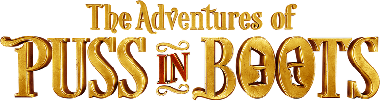 Logo artwork for The Adventures of Puss in Boots
