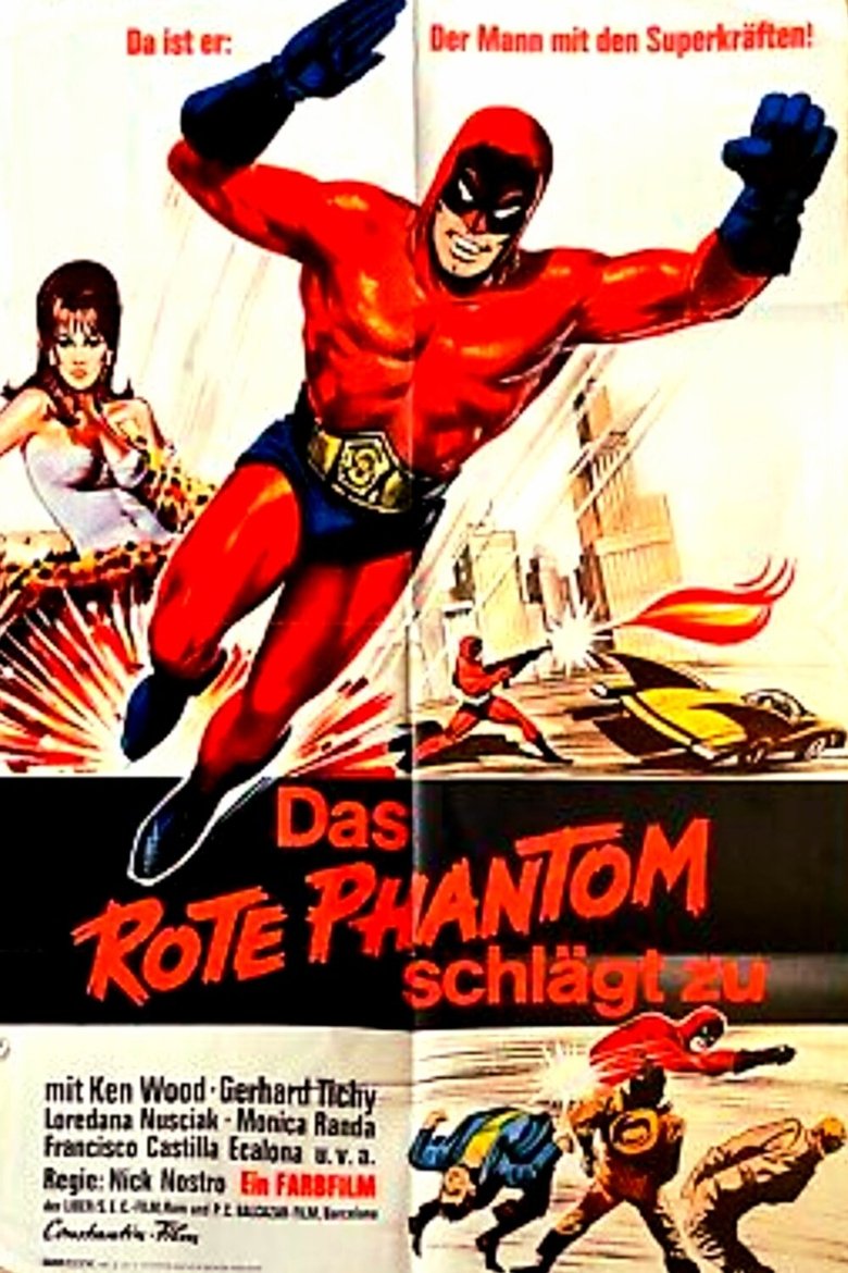 Das rote Phantom schlägt zu poster
