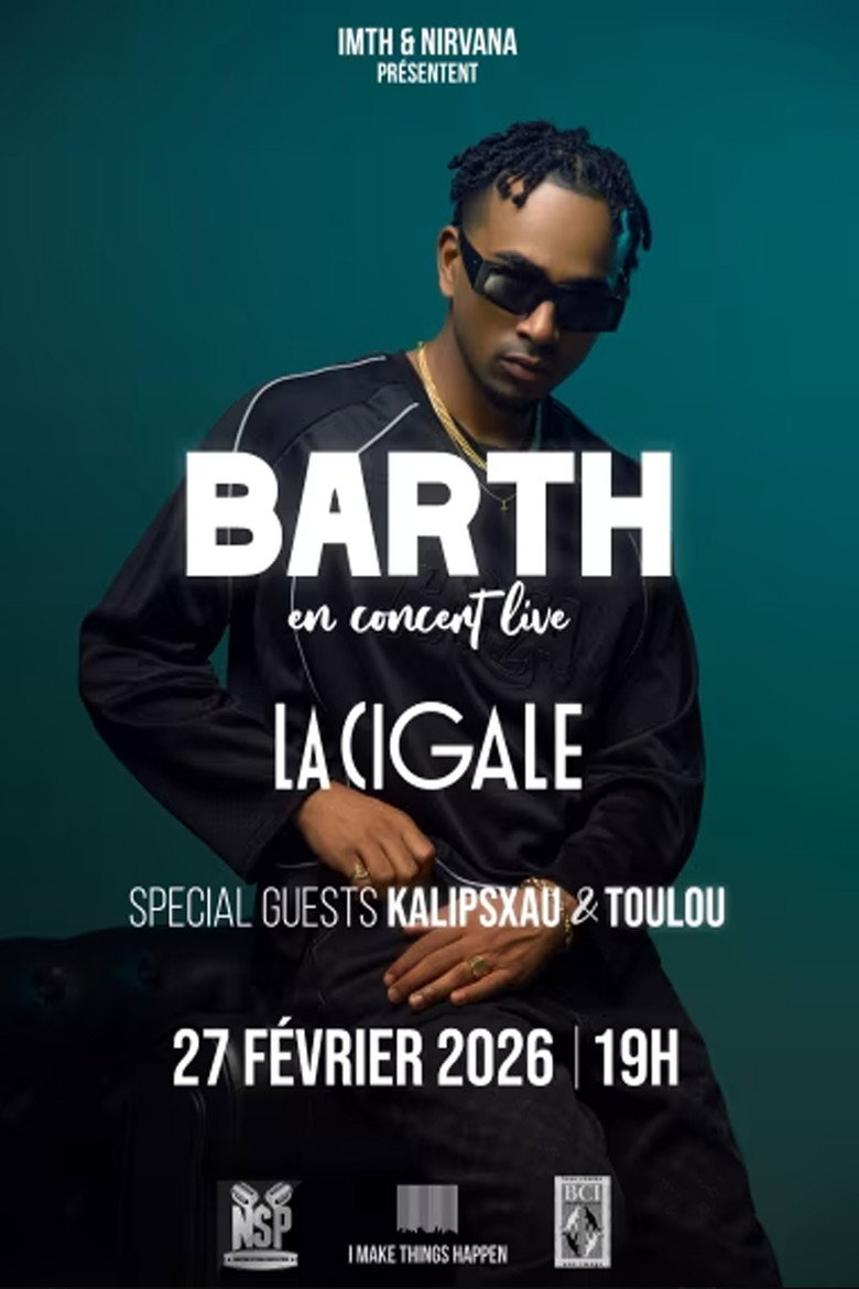 Barth à La Cigale poster