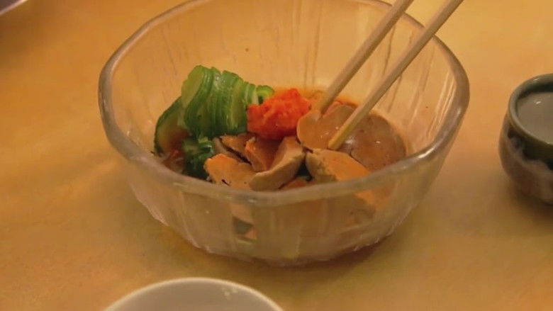 Still image for Wakako Zake season 1 episode 3: Monkfish Liver in Ponzu