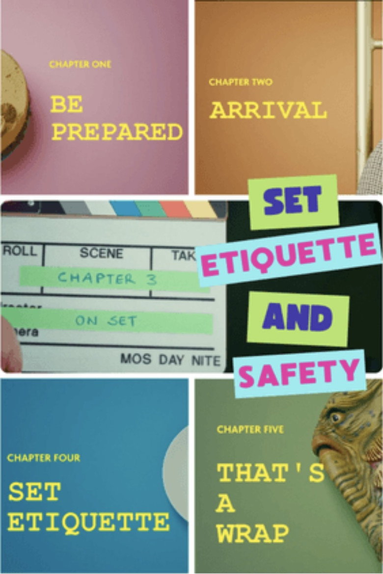Set Etiquette and Safety poster