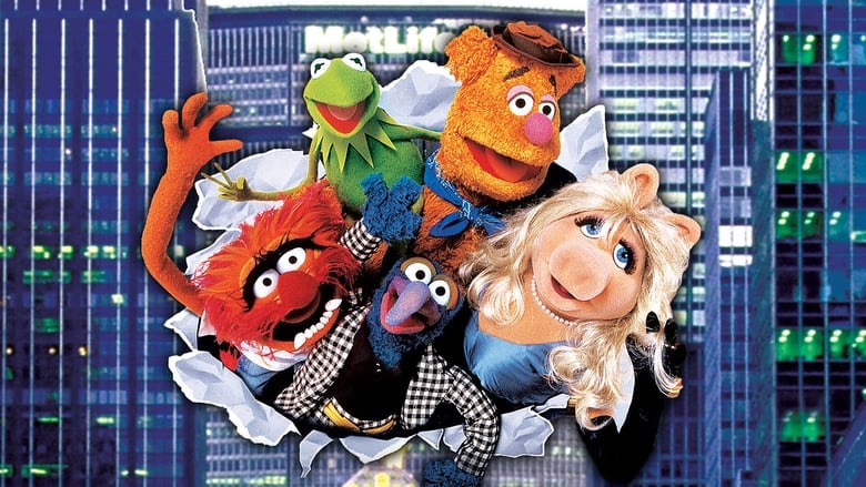 The Muppets Take Manhattan banner backdrop