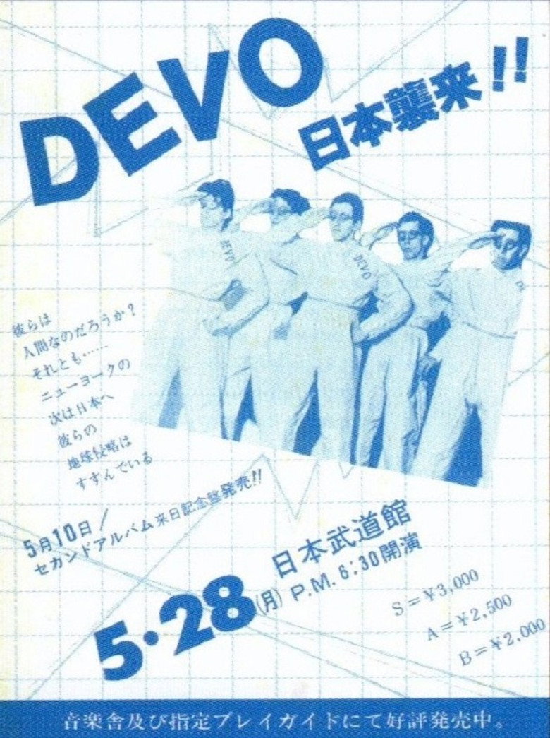 Devo: The Men Who Make the Music Live in Japan poster