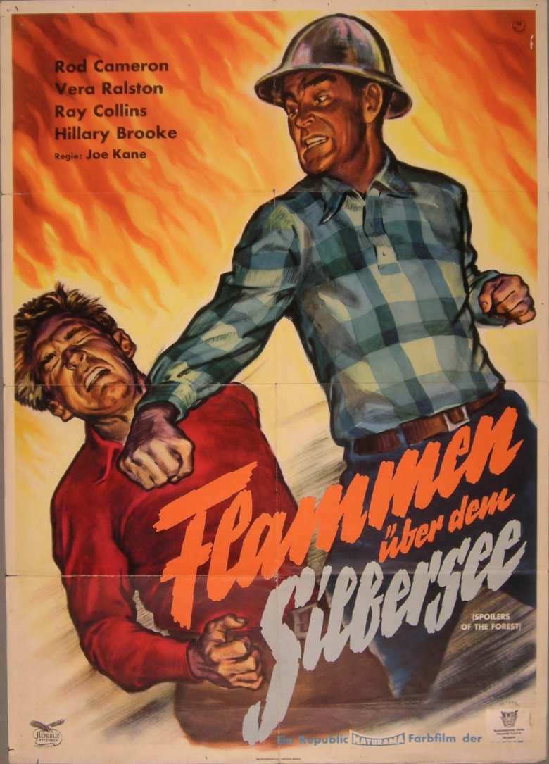 Flammen über dem Silbersee poster