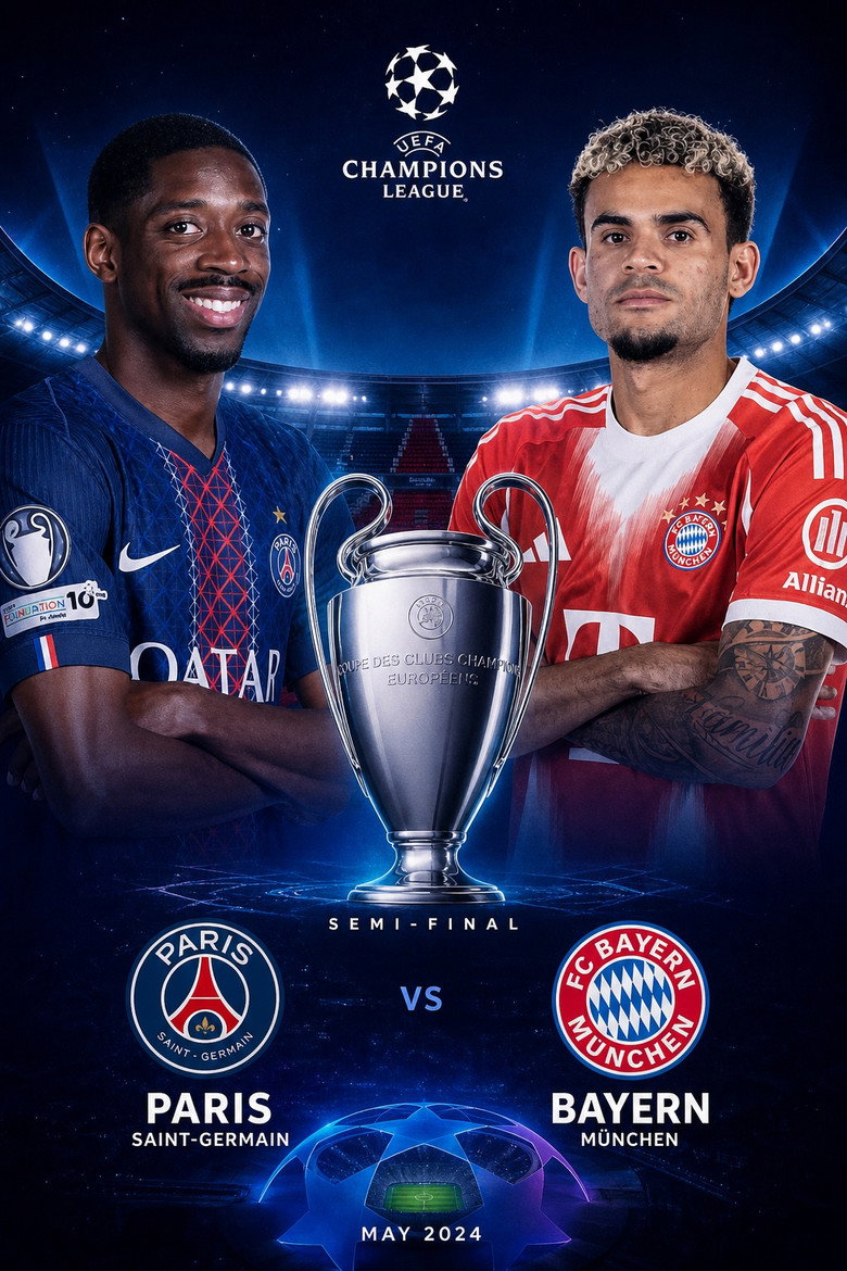 Champions League 2026: Paris Saint-Germain - Bayern München poster