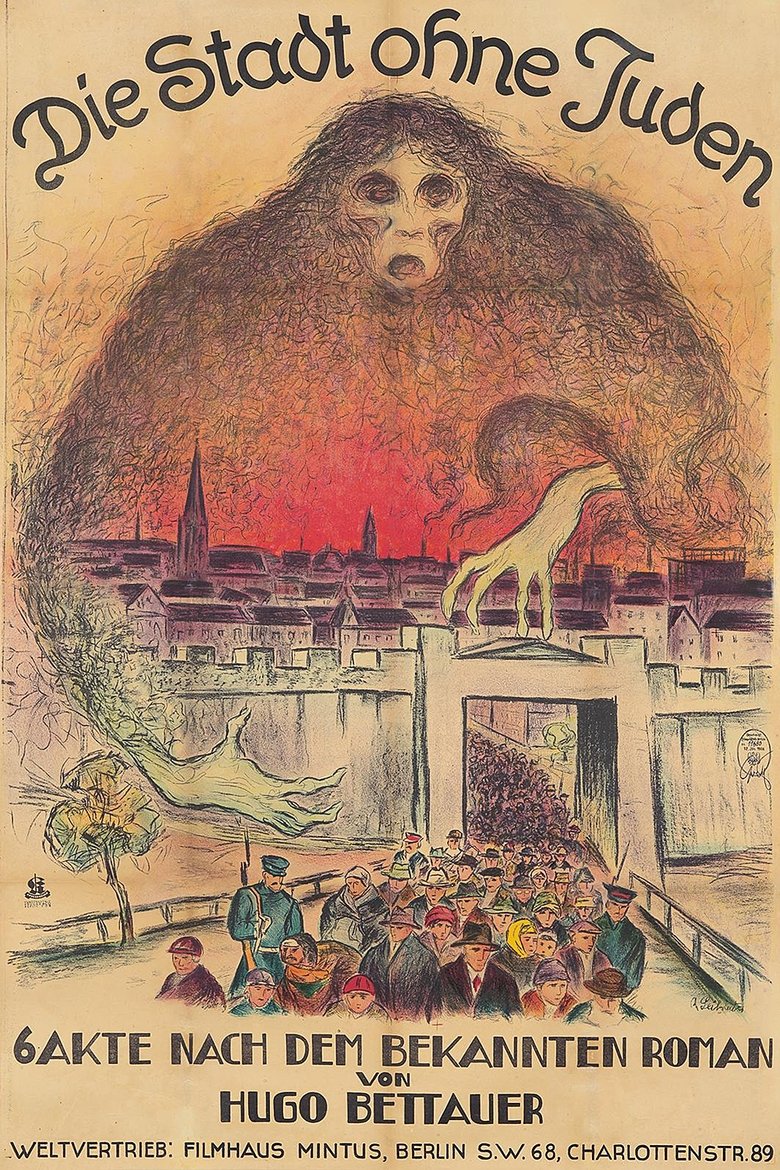 Die Stadt ohne Juden poster