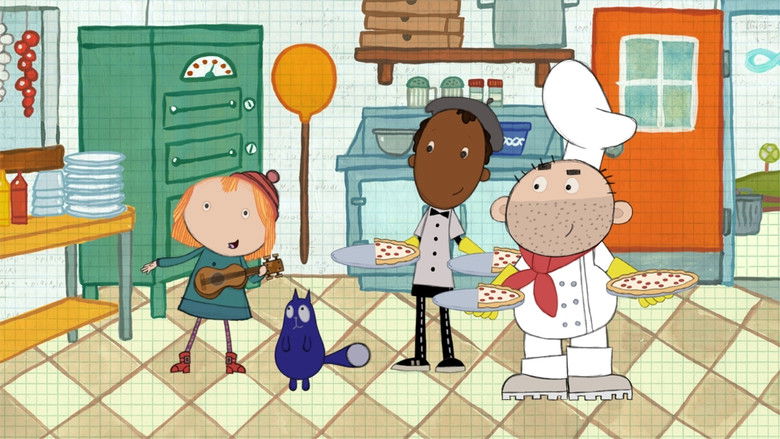 Still image for Peg + Cat season 1 episode 45: The Pizza Problem Still image for Peg + Cat season 1 episode 45: The Pizza Problem