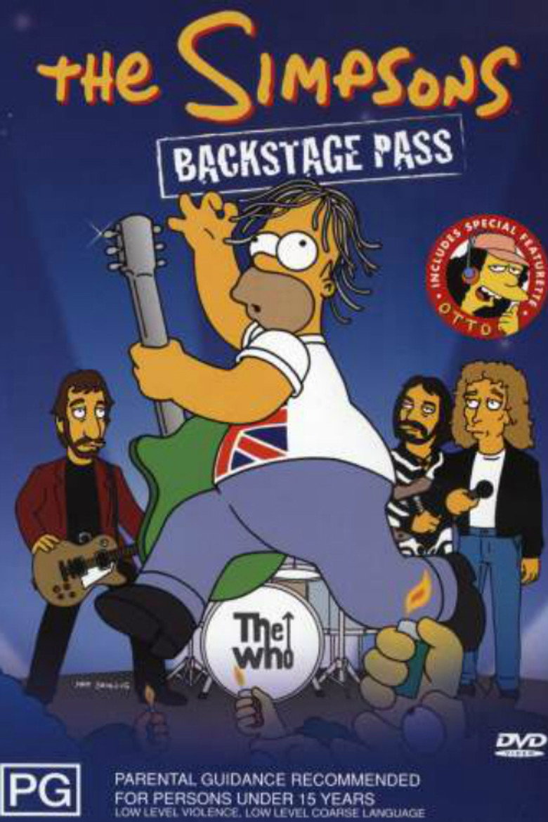 The Simpsons - Backstage Pass background