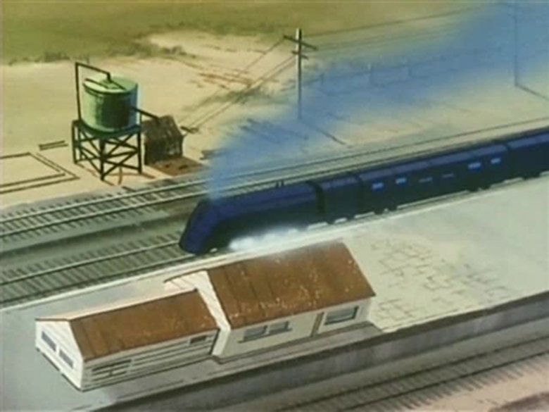 Still image for Casshan season 1 episode 12: The Iron Train of Evil Still image for Casshan season 1 episode 12: The Iron Train of Evil