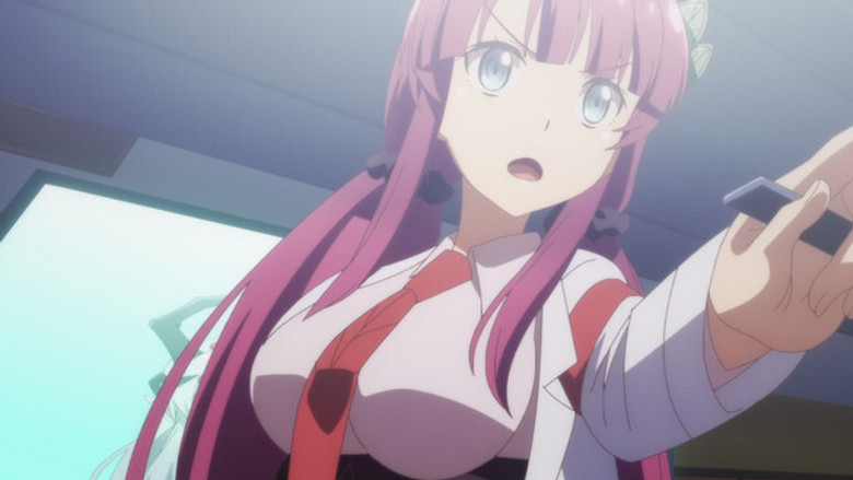Still from Miss Kuroitsu From the Monster Development Department - Season 1 Episode 1