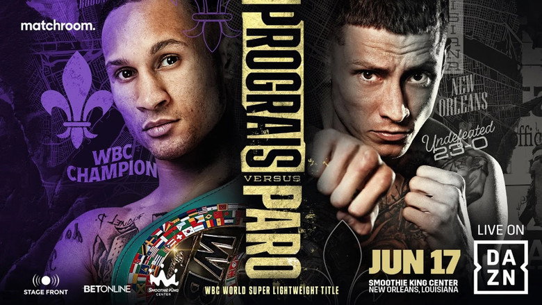 Backdrop from Regis Prograis vs. Danielito Zorrilla