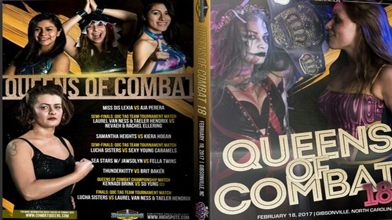 Queens Of Combat QOC 18 main backdrop