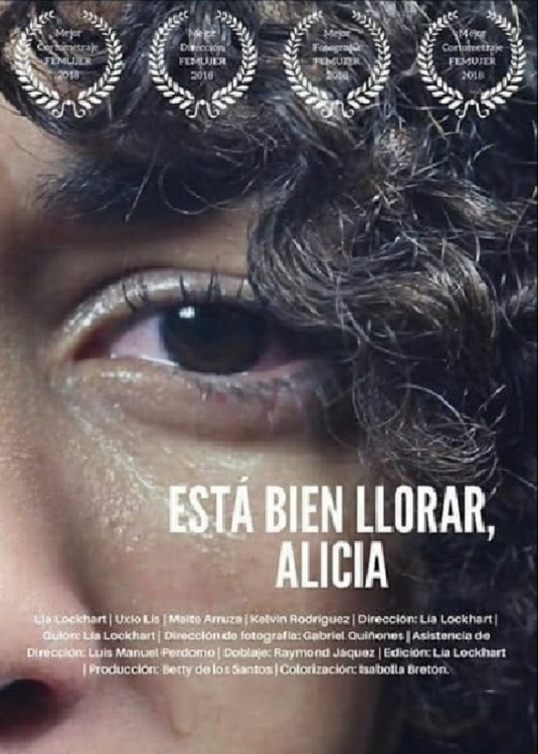 Está bien llorar, Alicia main poster