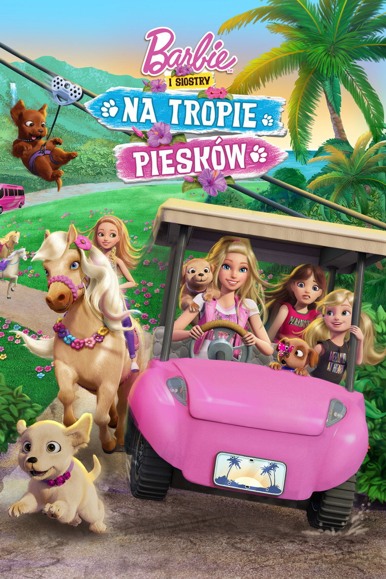 Plakat filmu Barbie i siostry na tropie piesków