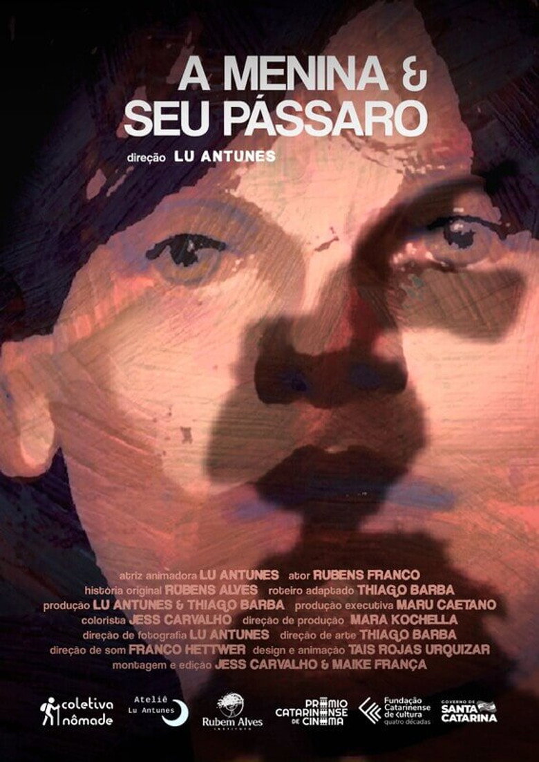 A Menina e Seu Pássaro background