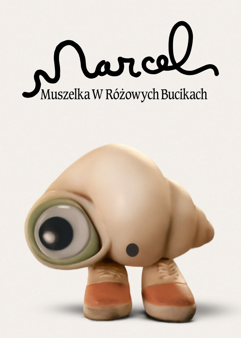 Plakat filmu Marcel Muszelka w różowych bucikach
