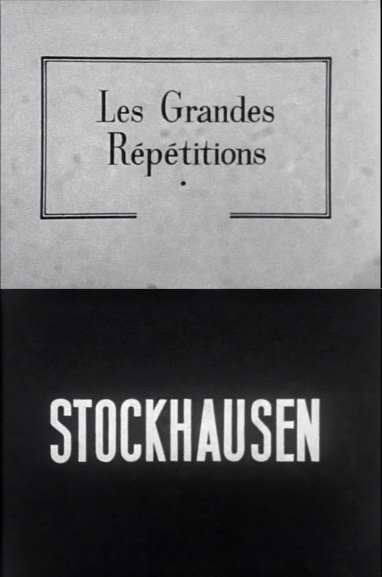 Imatge de Les grandes répétitions: Momente