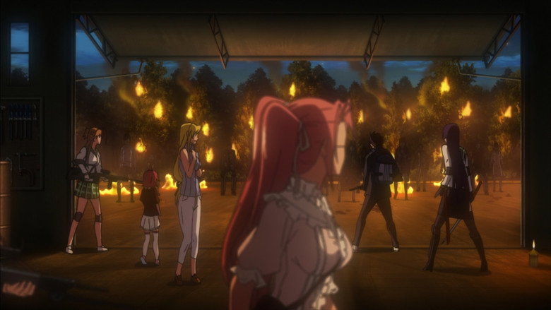 Still from High School of the Dead - Season 1 Episode 12