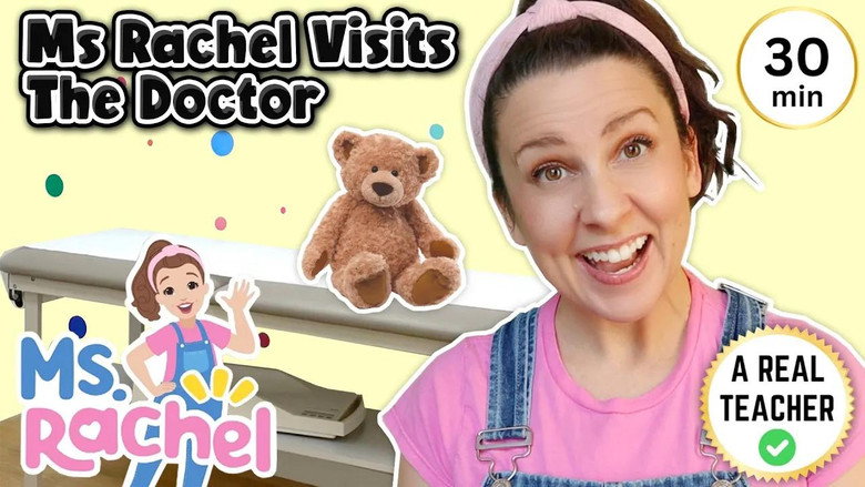 Ms Rachel Visits the Doctor for a Checkup - Doctor Checkup Song - Toddler Learning - Healthy Habits görseli