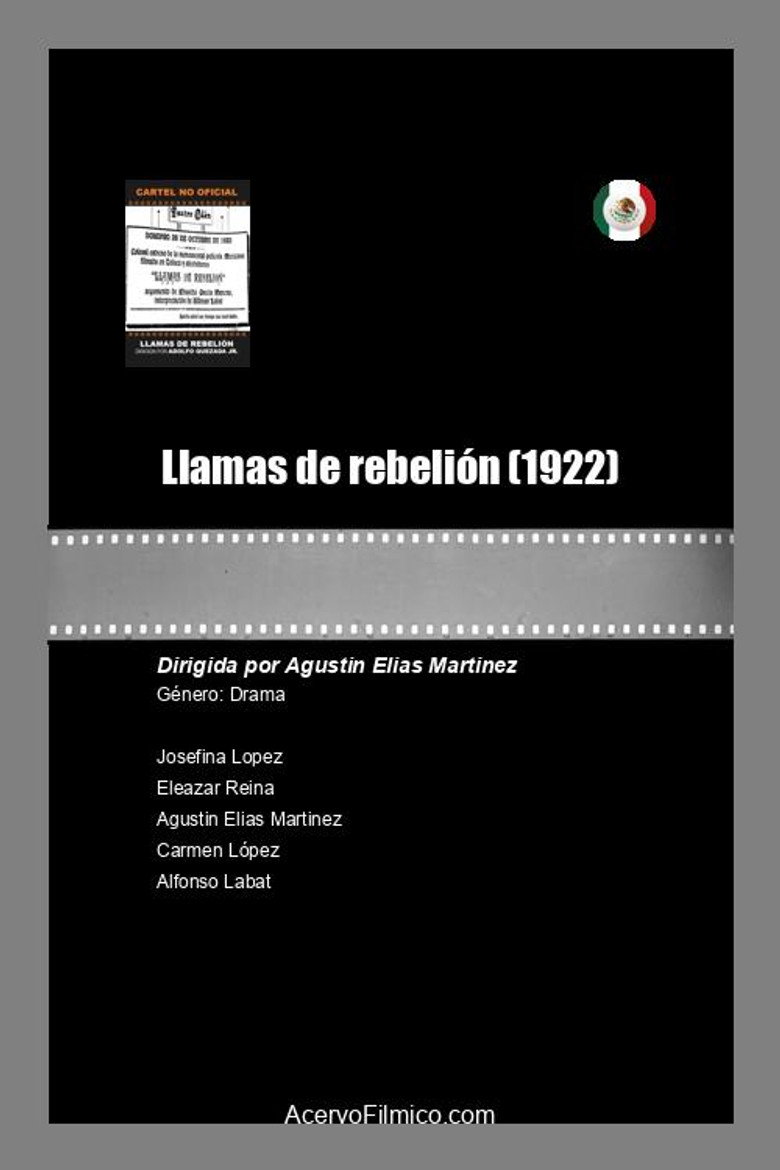 Llamas de rebelión (1922) poster