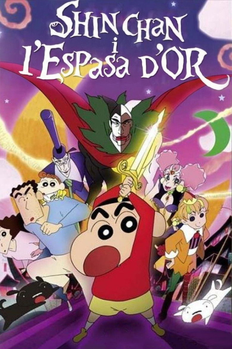 Imatge de Shin Chan i l'espasa d'or