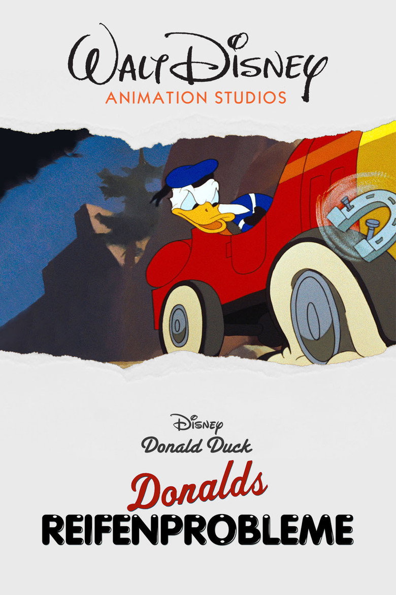 Filmplakat zu Donald beim Reifenwechsel